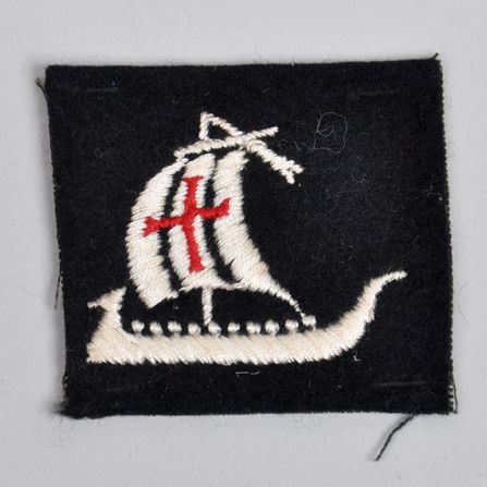 BRITISH 4TH CORPS EMBROIDERED PATCH.