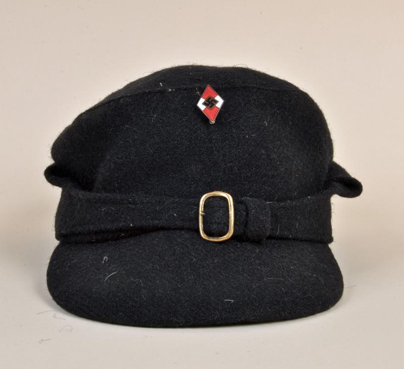 GERMAN WWII HITLER YOUTH SKI CAP.