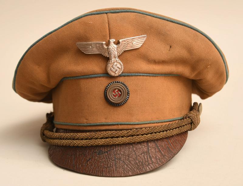 GERMAN WWII NSDAP ORTSGRUPPE EARLY CRUSHER CAP.
