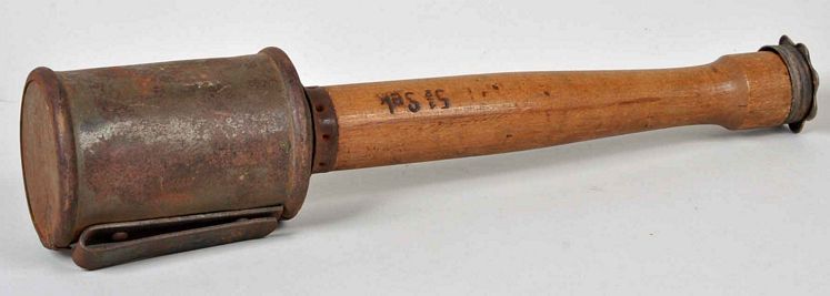 IMPERIAL GERMAN STICK GRENADE.