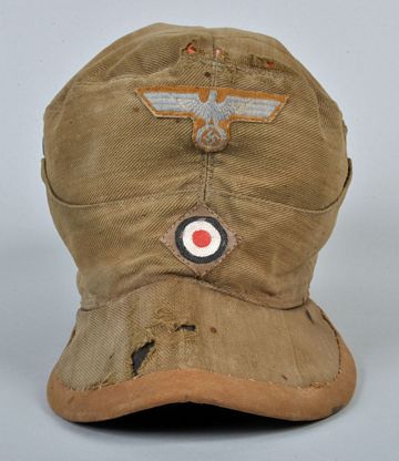 GERMAN WWII AFRIKA KORPS 2ND PATTERN FIELD CAP.