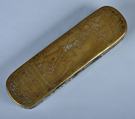 FREDERICK THE GREAT COMMEMORATIVE TOBACCO BOX.