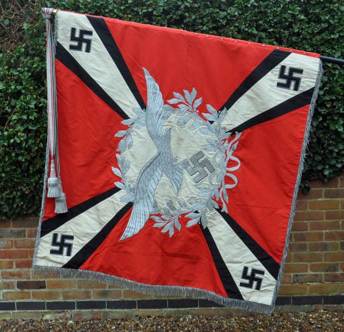 GERMAN WWII LUFTWAFFE FLAK STANDARD.