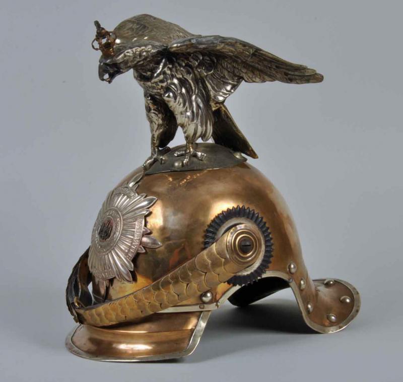 IMPERIAL GERMAN 1862/67 MODEL GUARD DU CORPS ENLISTED RANKS HELMET.