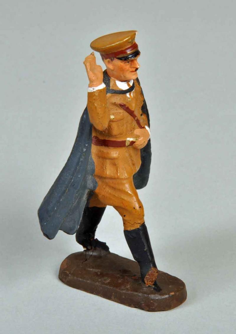 GERMAN WWII ELASTOLIN ADOLF HITLER WITH PORCELAIN HEAD.