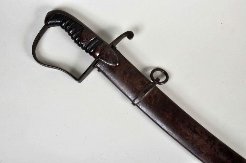 ENGLISH 1796 BLUE AND GILT OFFICERS SWORD.
