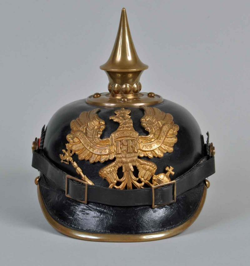 GERMAN WWI PRUSSIAN 1 YEAR VOLUNTEER PICKELHAUBE.