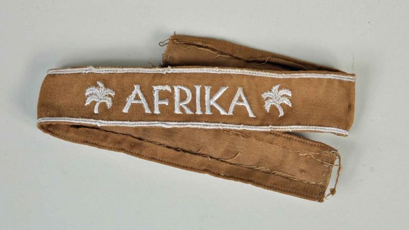 GERMAN WWII AFRIKA WITH PALMS CUFF BAND.