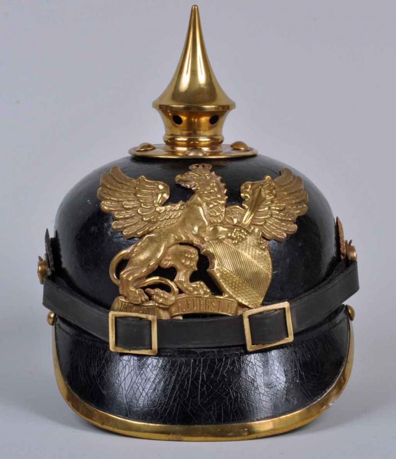 GERMAN WWI BADEN ENLISTED MANS PICKELHAUBE.