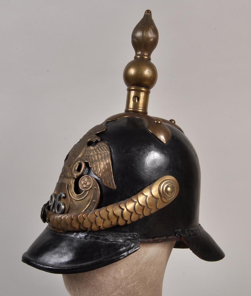 IMPERIAL RUSSIAN MODEL 1849 INFANTRY HELMET.