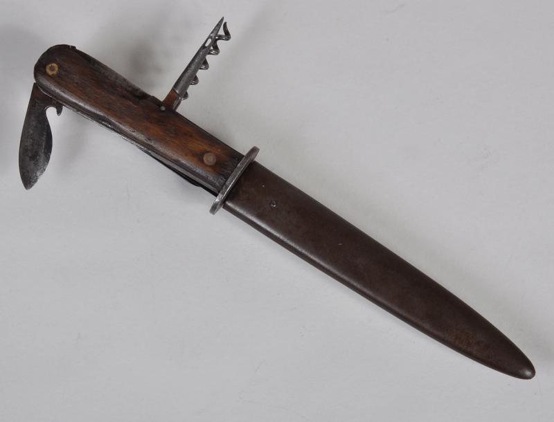 GERMAN WWII SOLDIER’S MULTI TOOLED UTILITY KNIFE.