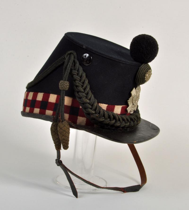 BRITISH PRE WWI EDWARDIAN HIGHLAND LIGHT INFANTRY SHAKO.