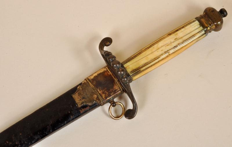 ENGLISH 18TH CENTURY BRITISH NAVAL OFFICERS STRAIGHT DIRK.