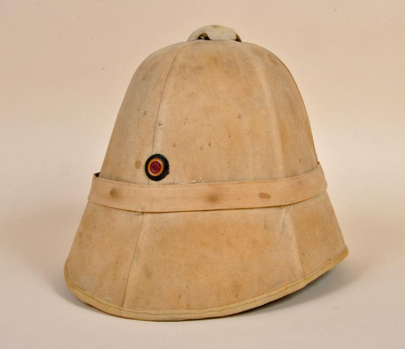 GERMAN PRE WWI EAST ASIAN MARINE PITH HELMET.