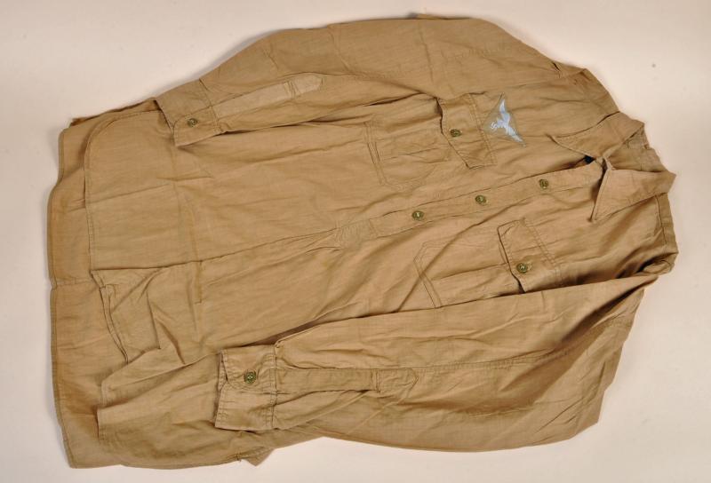 GERMAN WWII LUFTWAFFE TROPICAL SHIRT.