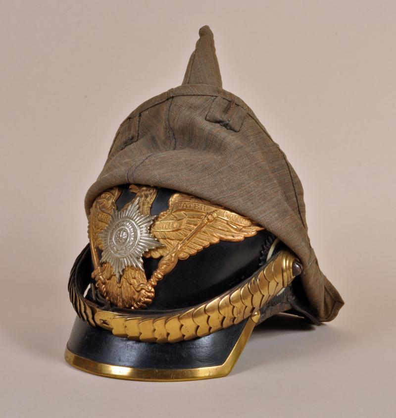 GERMAN WWI PRUSSIAN LEIBGENDARMERIE ENLISTED RANKS PICKELHAUBE.