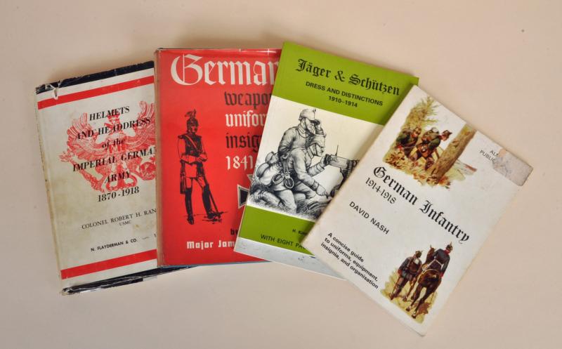 GERMAN WWI 5 IMPERIAL GERMAN WORKS OF BOOKS.