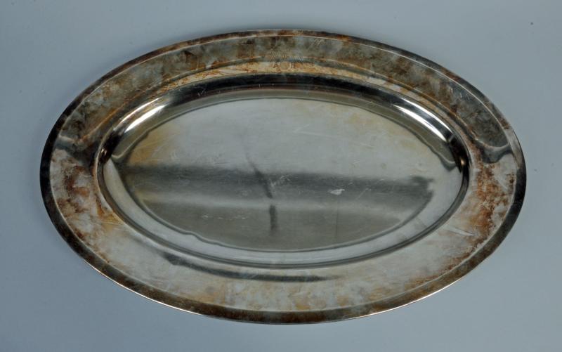 GERMAN WWII ADOLF HITLER REICH CHANCELLERY FORMAL SERVING PLATTER.