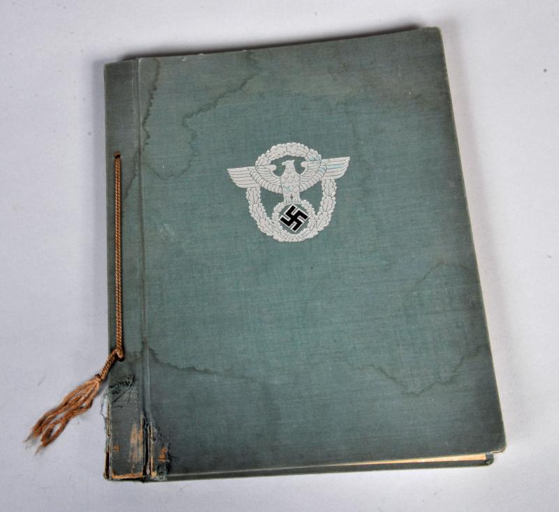 GERMAN WWII ORDNUNGS POLIZEI ARTWORK.