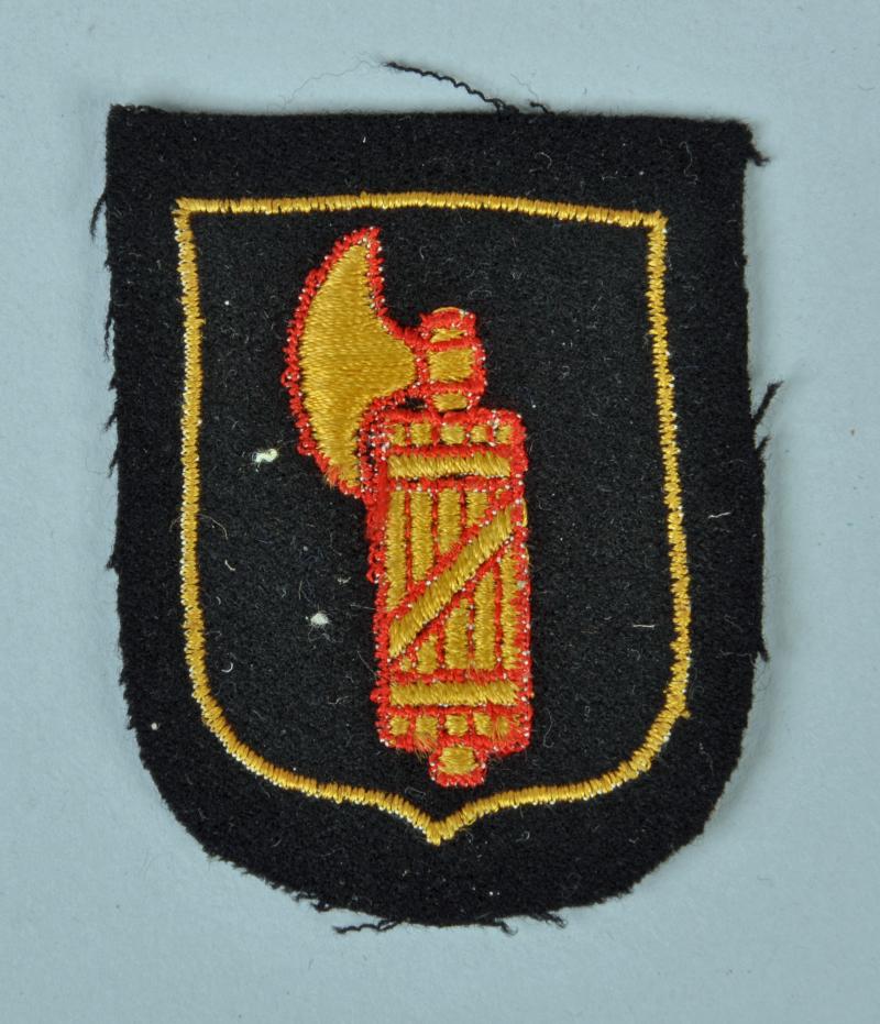 GERMAN WWII WAFFEN SS ITALIAN VOLUNTEER ARM SHIELD.