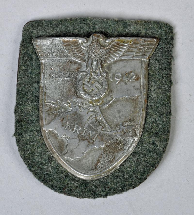 GERMAN WWII ARMY KRIM SHIELD.