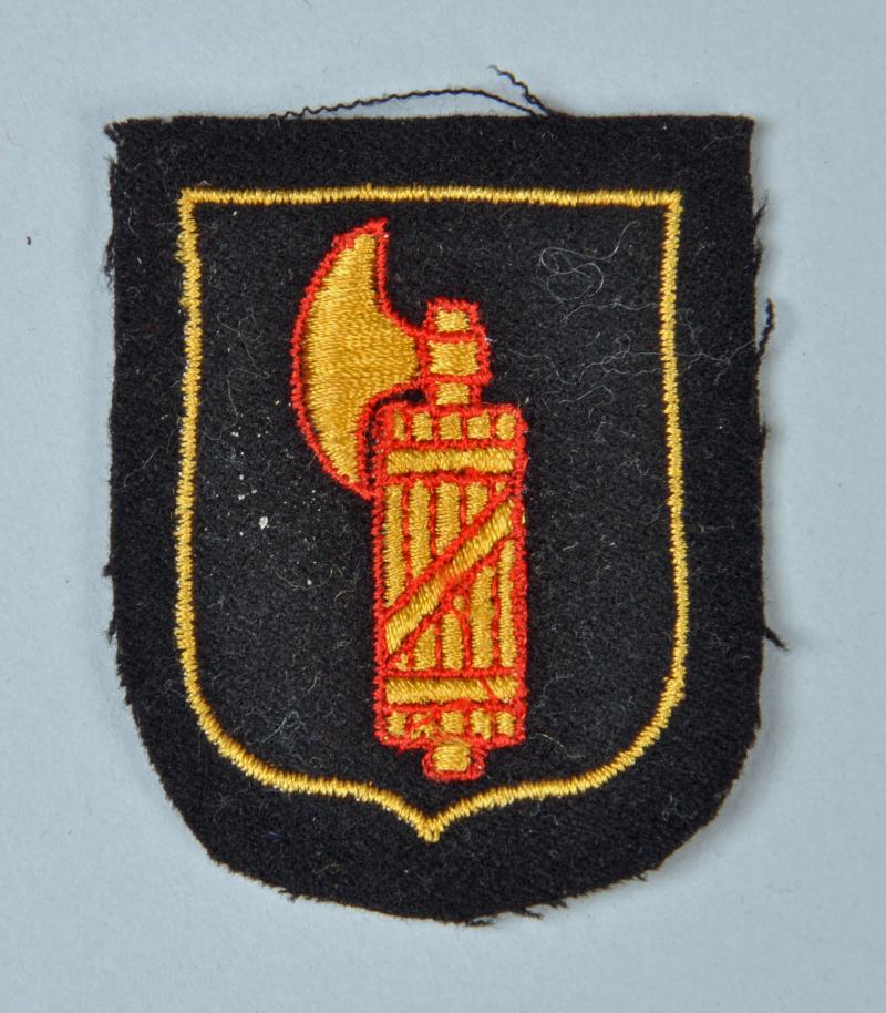 GERMAN WWII WAFFEN SS ITALIAN VOLUNTEER ARM SHIELD.