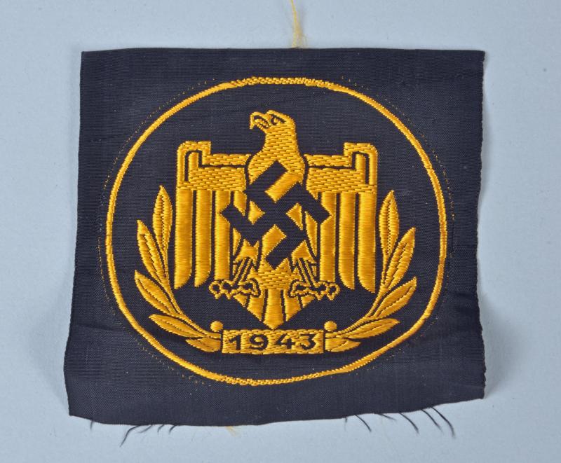 GERMAN WWII 1943 SPORTS AWARD.