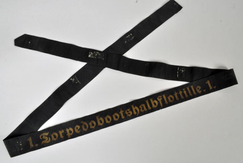 GERMAN WWI KRIEGSMARINE CAP TALLY.