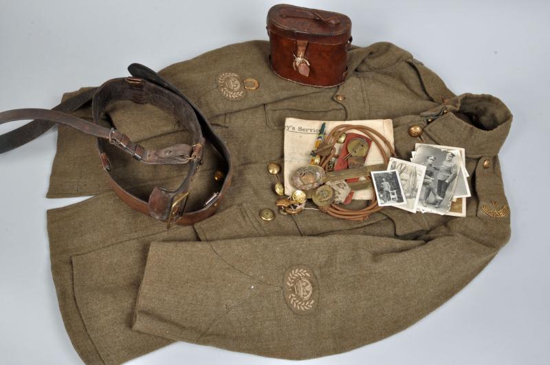 BRITISH WWI SHROPSHIRE YEOMANRY UNIFORM.