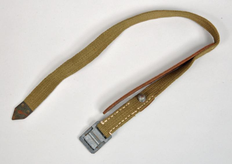 GERMAN WWII TROPICAL WATER BOTTLE STRAPS.