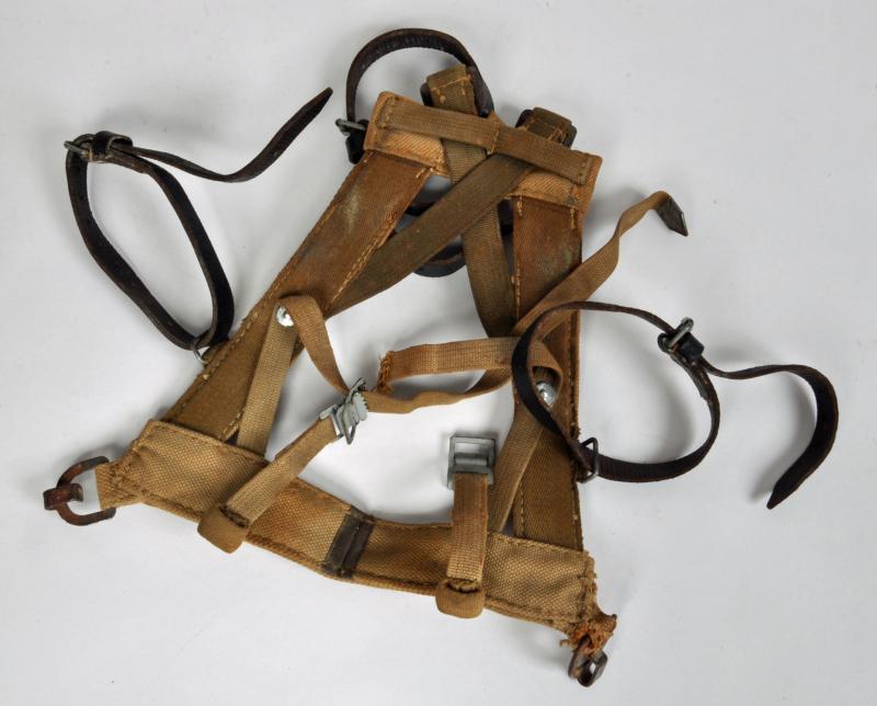 GERMAN WWII A FRAME WITH EXTRA CARRYING STRAPS.
