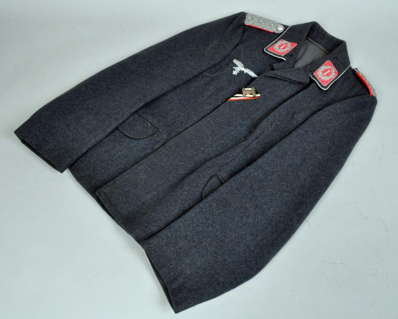 GERMAN WWII LUFTWAFFE AIR FIELD ENGINEERS OFFICERS FLIEGER BLUSE.