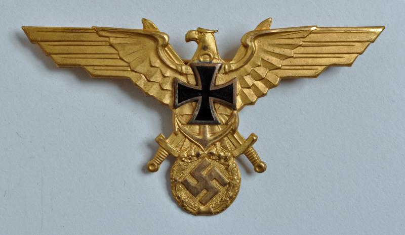 GERMAN WWII NAVAL VETERANS BREAST EAGLE.