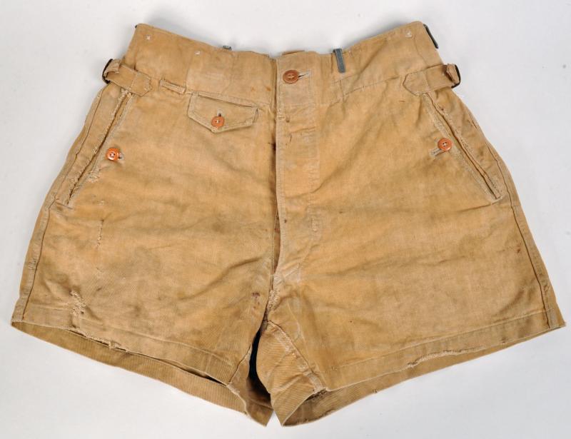 GERMAN WWII SS TROPICAL SHORTS.
