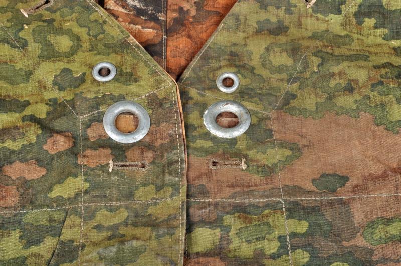 GERMAN WWII WAFFEN SS CAMOUFLAGE PONCHO MISPRINT.