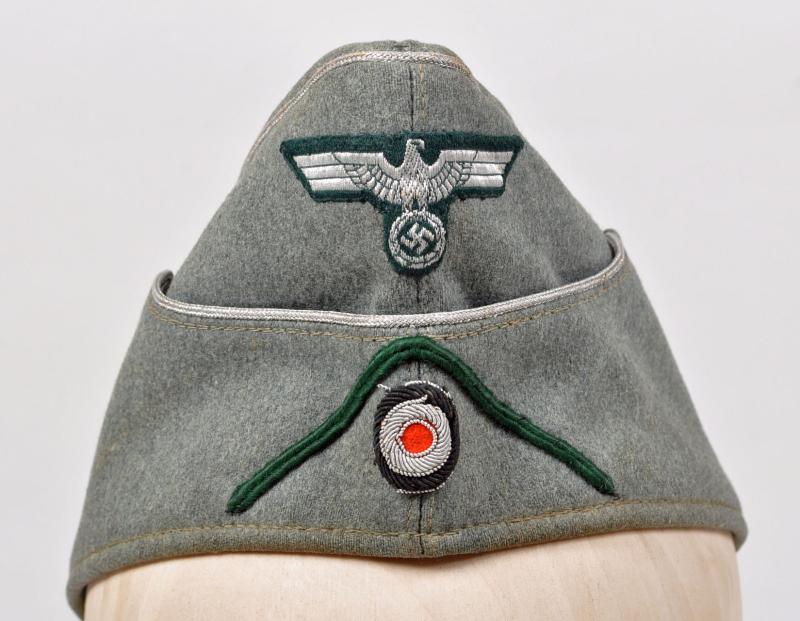 GERMAN WWII ARMY ADMINISTRATION OFFICERS OVERSEAS CAP.