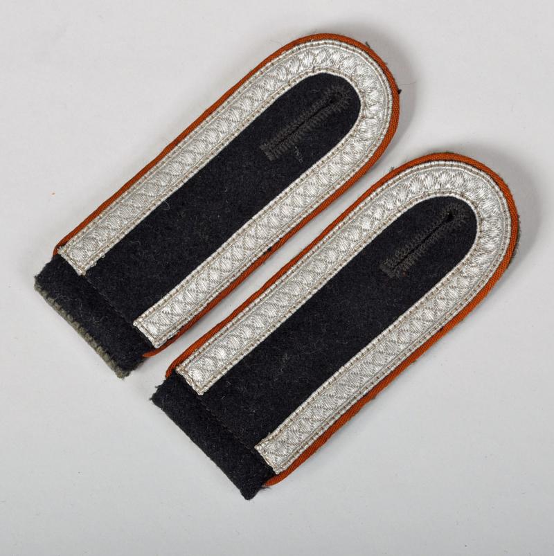 GERMAN WWII SS CONCENTRATION CAMP UNTERSCHARFUHRER SHOULDER BOARDS.