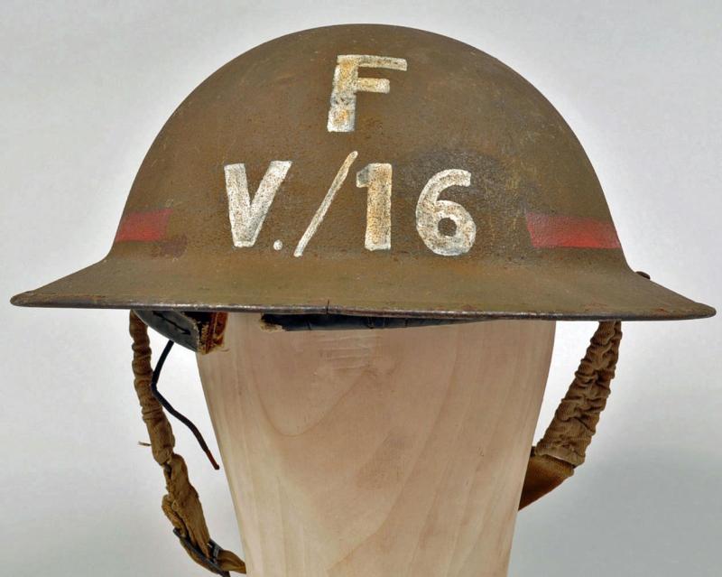 BRITISH WWII HOME FRONT BRODIE HELMET.