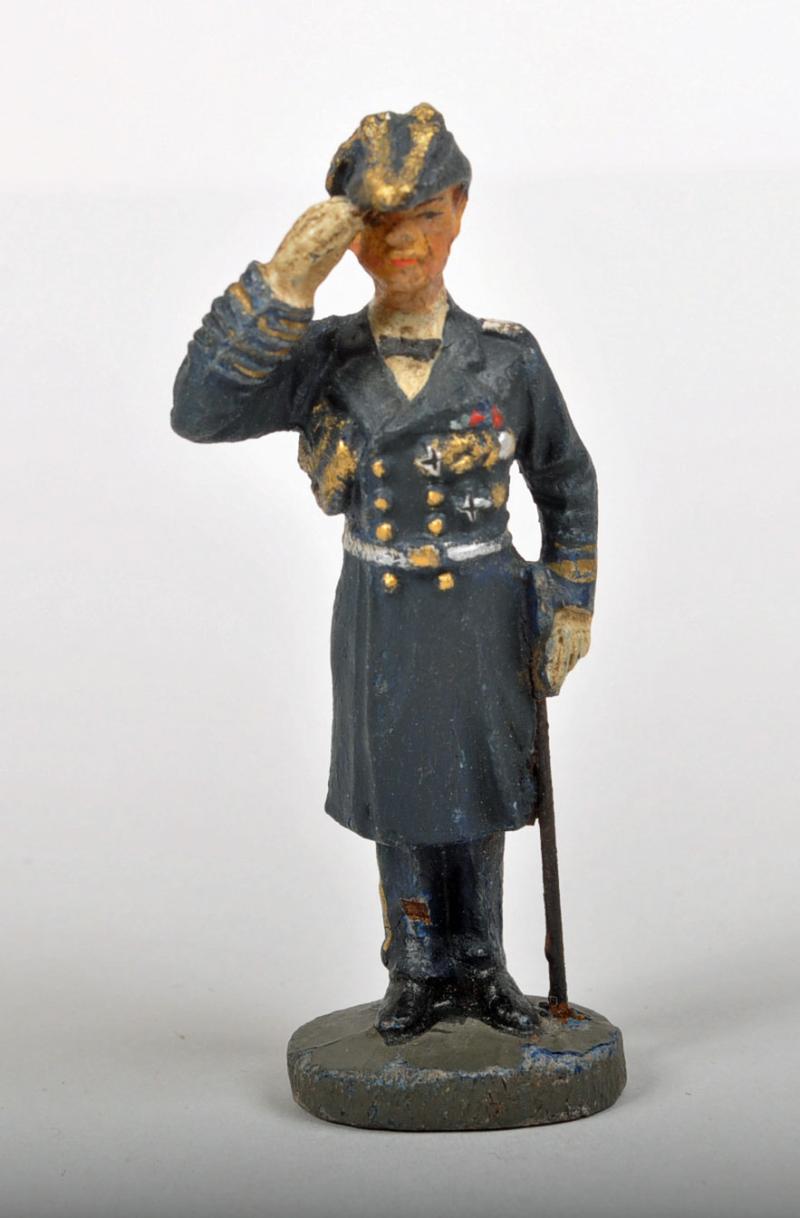 GERMAN WWII ELASTOLIN GRAND ADMIRAL FIGURE.