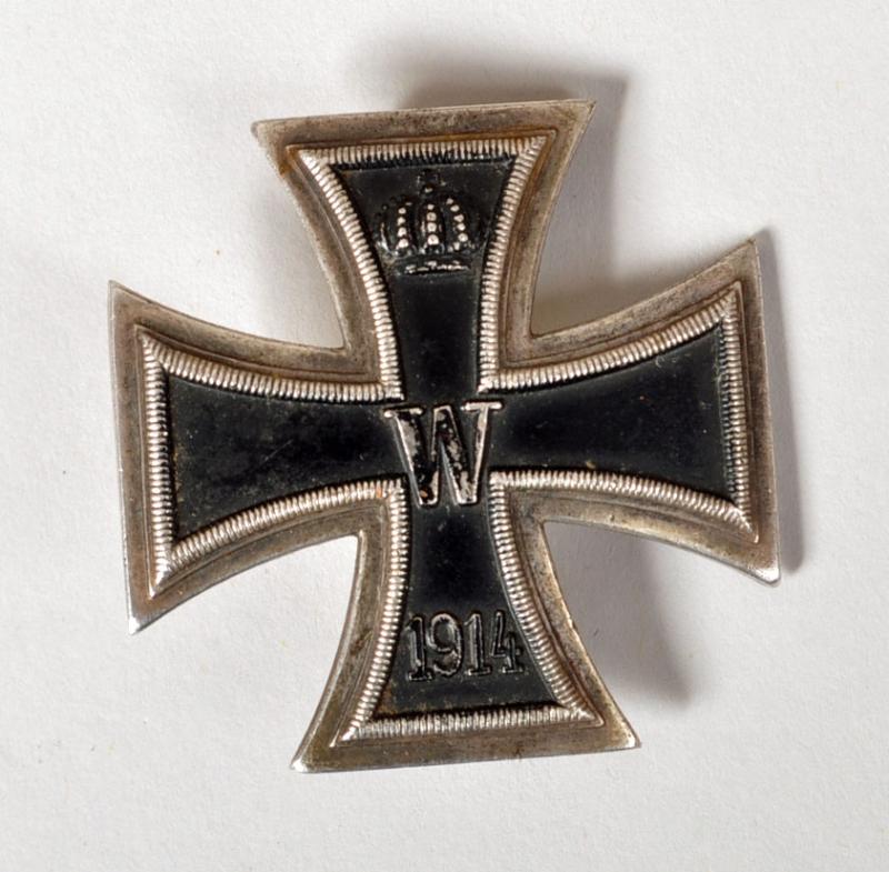 GERMAN WWI IRON CROSS 1ST CLASS 1914.