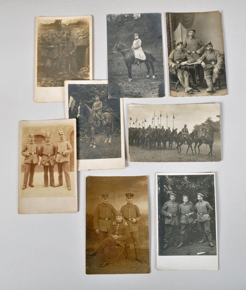 GERMAN WWI 8 IMPERIAL GERMAN PHOTOGRAPHS.