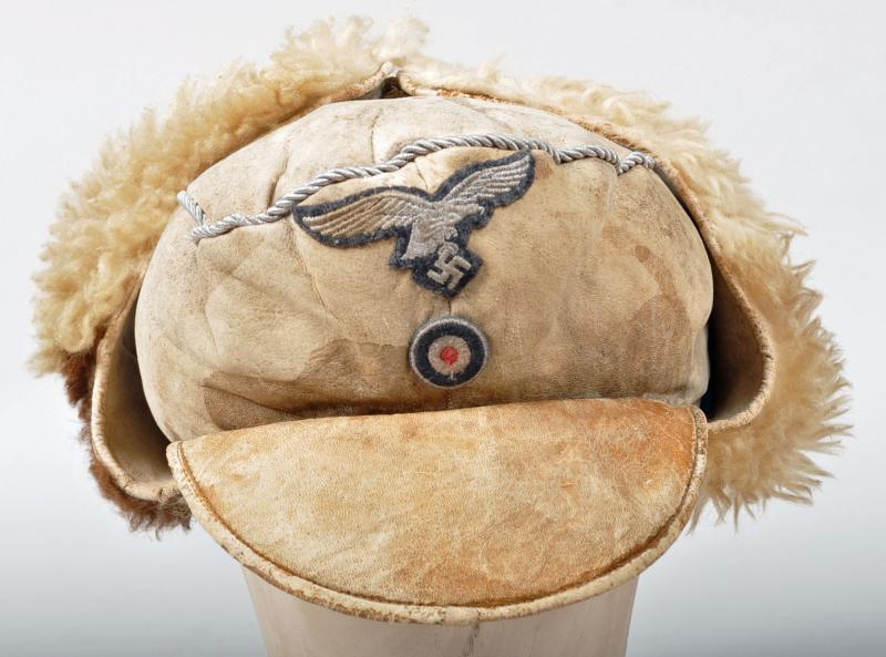 GERMAN WWII LUFTWAFFE OFFICERS WINTER HAT.