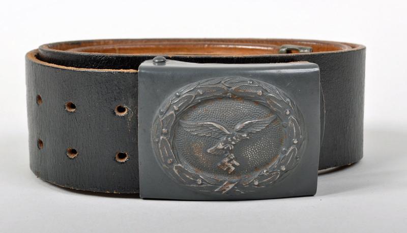 GERMAN WWII LUFTWAFFE LATE WAR BELT AND BUCKLE.