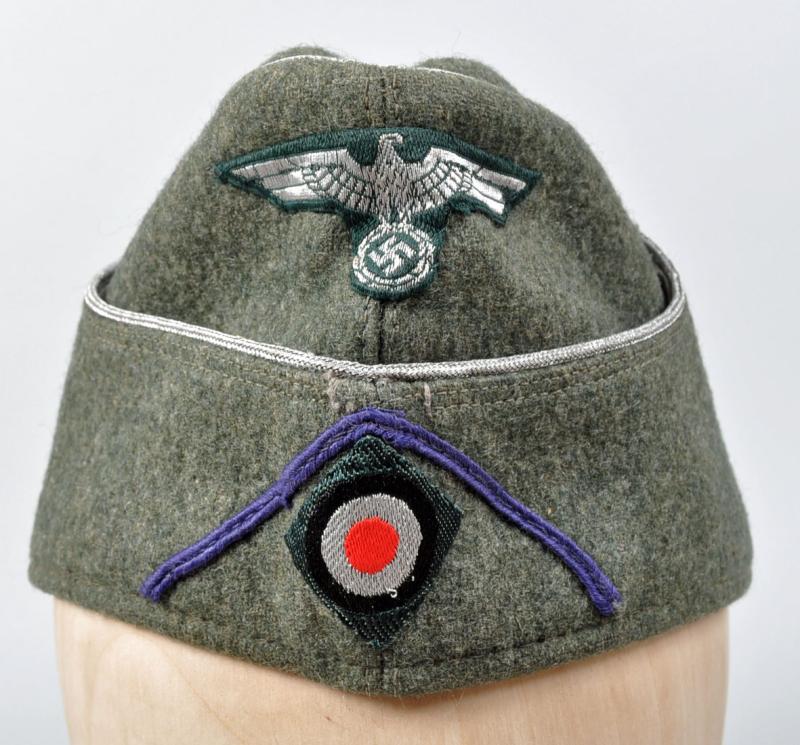 GERMAN WWII ARMY MEDICAL OFFICERS OVERSEAS CAP.