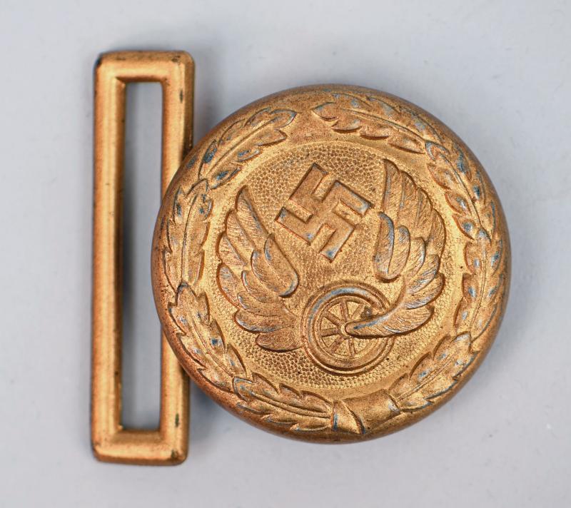 GERMAN WWII REICHSBAHN LEADERS BUCKLE IN GILT.