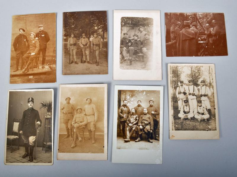 FRENCH WWI 8 PHOTOGRAPHS.