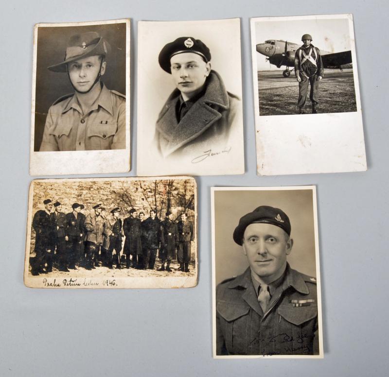 BRITISH WWII 5 BRITISH AND CZECH? IMAGES.