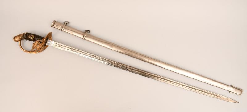 GERMAN WWI IMPERIAL GERMAN 1889 INFANTRY OFFICERS PRESENTATION SWORD.