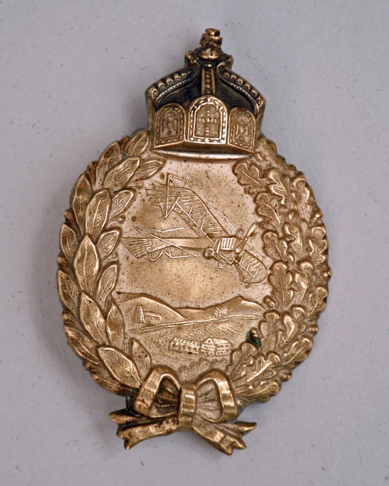 GERMAN WWI PRUSSIAN PILOT’S BADGE.