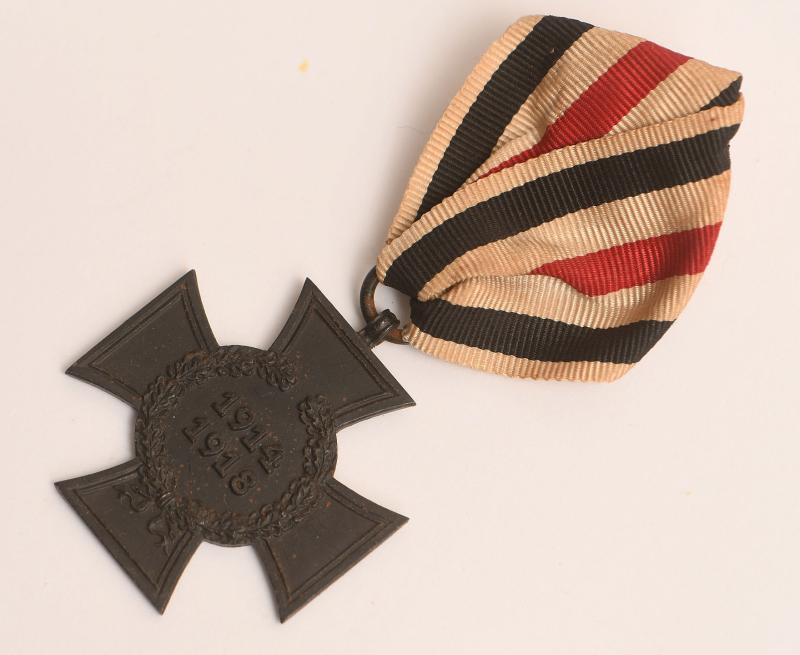 GERMAN WWI 1916 PRUSSIAN WAR CROSS FOR WAR HELPERS.